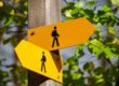 A picture of people wandering and looking for a right path